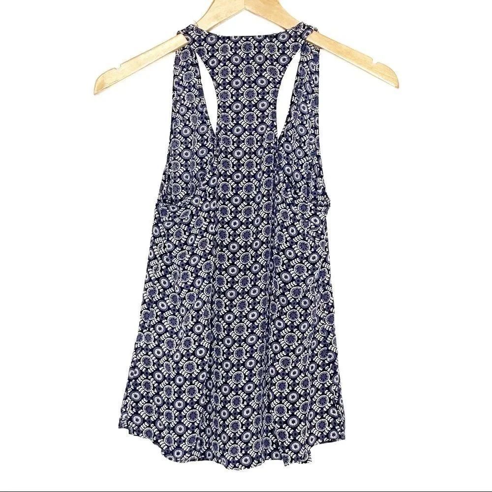 Joie | Silk Pattern Racerback Tank - Picture 4 of 6